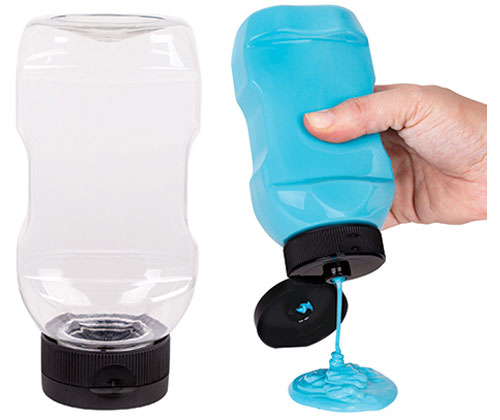 Upside Down Squeeze Bottle with Non Drip Valve