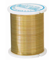 Jewellery Wire 24 yard (22m) Gold 