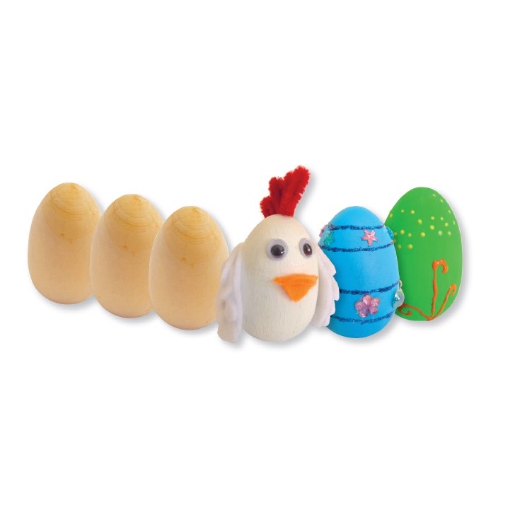 Wooden Eggs 10 pack