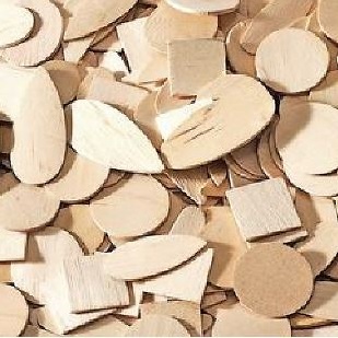 Wooden Shapes Natural 1000pk