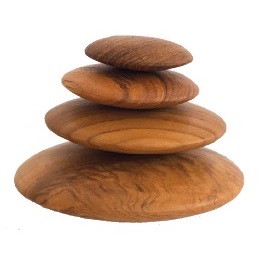 Wooden Stacking Stones Set of 4