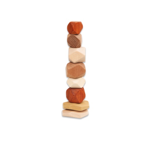 Discoveroo Wooden Stacking Stones