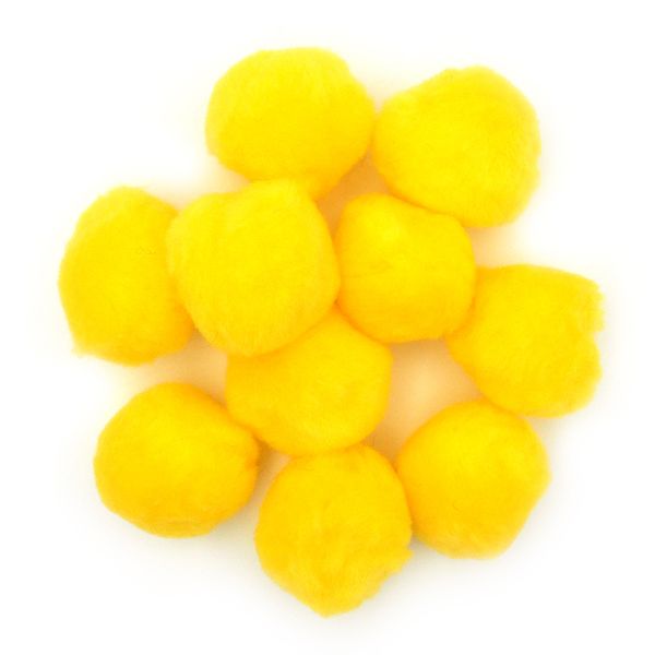 Pom Poms Yellow