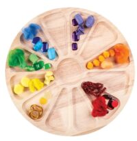 WOODEN COLOUR WHEEL TRAY1