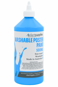 Washable Poster Paint500mlturqblue