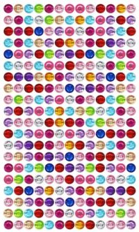 RHINESTONES CIRCLE 6MM 160PCS2