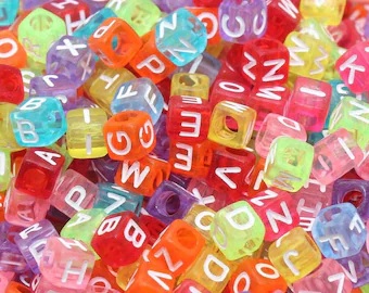 alphabet beads 5mm colouredsmall2